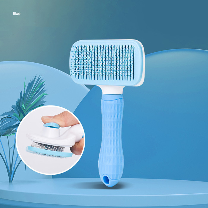 Button Pet Hair Removal Comb 2