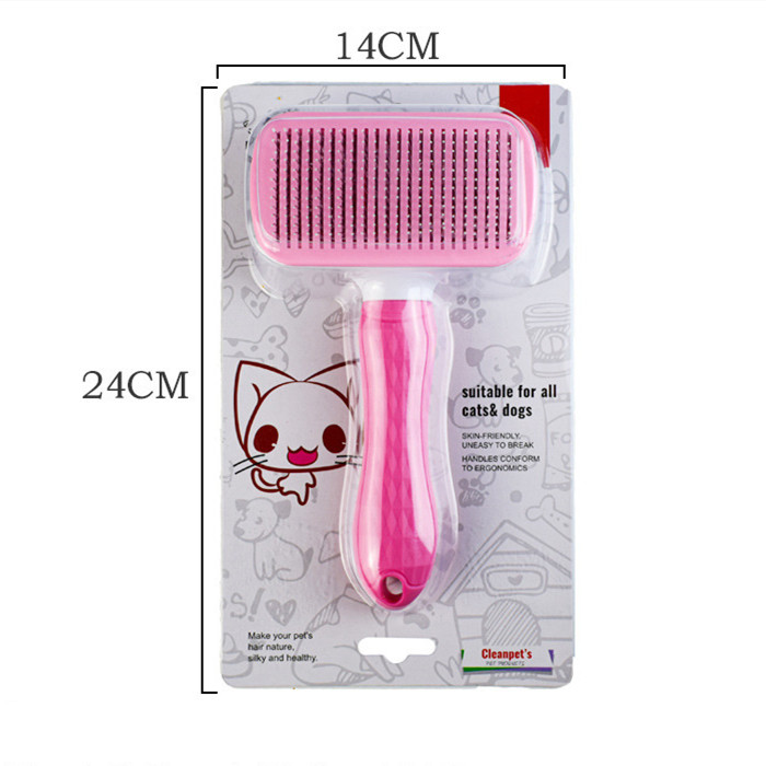 Button Pet Hair Removal Comb 3
